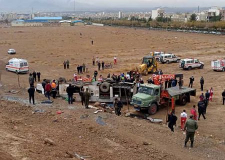 لغزندگی جاده،  برای کارکنان پالایشگاه اصفهان حادثه تلخ  آفرید