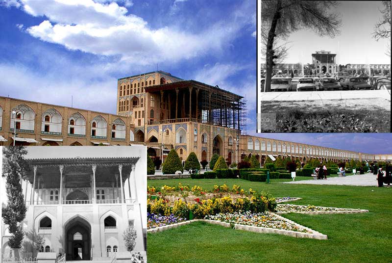 کاخ عالی قاپو در دهه ۴۰ خورشیدی