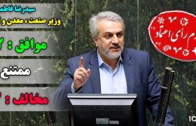 نمایندگان با استیضاح فاطمی امین موافقت کردند